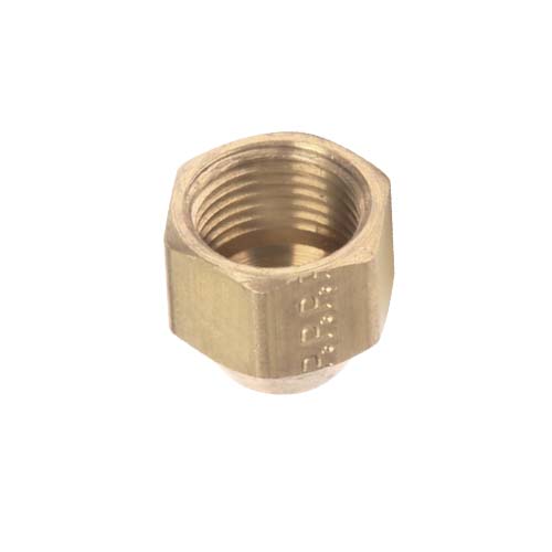 Cap Nut, 0.375 Flare-45 Brass